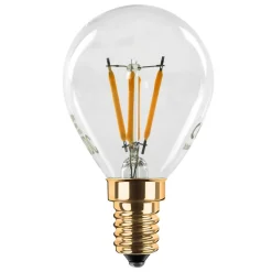 SEGULA Dæmpbar Led-Pære|Filament Pære > LED-dråbepære 24V DC E14 3W Filament 922