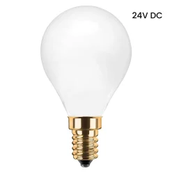 SEGULA Dæmpbar Led-Pære > LED-dråbepære 24V DC E14 3W 922 opal dæmper