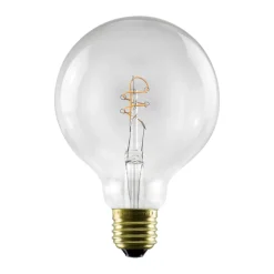 SEGULA Dæmpbar Led-Pære > LED Elegant Line E27 3W G95 2.200 K Glødetråd Dæmpbar