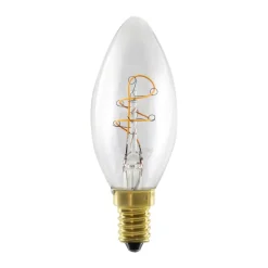 SEGULA Filament Pære > LED Elegant Line E14 3W Stearinlys 2.200 K Glødetråd dæmpbar