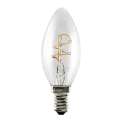 Filament Pære ^ SEGULA LED Elegant Line E14 3W Stearinlys 2.700 K Glødetråd dæmpbar
