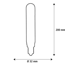 Filament Pære ^ SEGULA LED Elegant Line E27 5W Tube 2.700 K Filament dæmpbar