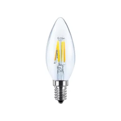 Filament Pære ^ SEGULA LED E14 3W stearinlys 24V DC glødetråd klar 927 dæmpbar