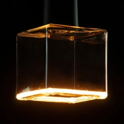 Dæmpbar Led-Pære|Led Pærer ^ SEGULA LED Floating-Cube 86 E27 4,5W varmhvid klar