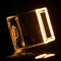 Dæmpbar Led-Pære|Led Pærer ^ SEGULA LED Floating-Cube 86 E27 4,5W varmhvid klar