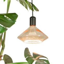 SEGULA Dæmpbar Led-Pære|Filament Pære > LED floating diamond E27 8W guld kan dæmpes