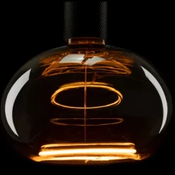 Dæmpbar Led-Pære|Filament Pære ^ SEGULA LED floating oval E27 4,5W kan dæmpes, røg
