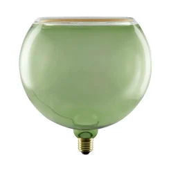 Dæmpbar Led-Pære ^ SEGULA LED globepære Svævende, E27, grøn G200 6 W 922 dæmpbar