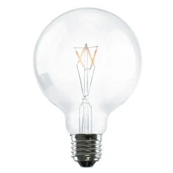 Dæmpbar Led-Pære|Filament Pære ^ SEGULA LED-globepære 24V DC E27 G95 3W 927 Filament