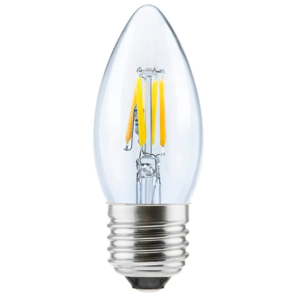 SEGULA Dæmpbar Led-Pære|Filament Pære > LED-kertepære E27 3 W 927 filament ambient