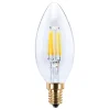 Dæmpbar Led-Pære|Filament Pære ^ SEGULA LED-kertepære 24V DC E14 3W 922 Filament dæmpbar