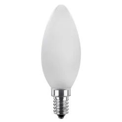 Dæmpbar Led-Pære ^ SEGULA LED-kertepære 24V DC E14 3W 927 mat dæmpbar