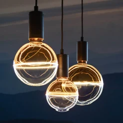 SEGULA Dæmpbar Led-Pære|Led Pærer > LED-kugle Illusion, E27 G125 blå/gul 5W 1.900K dæmpbar