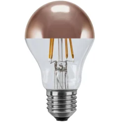 Dæmpbar Led-Pære|Filament Pære ^ SEGULA LED-pære E27 3,2W 927 hovedspejl kobber