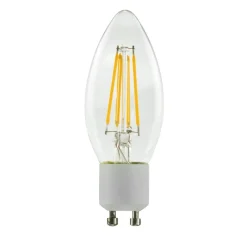 SEGULA Dæmpbar Led-Pære|Filament Pære > LED stearinlys GU10 3,2W glødetråd dæmpbar 2,700K
