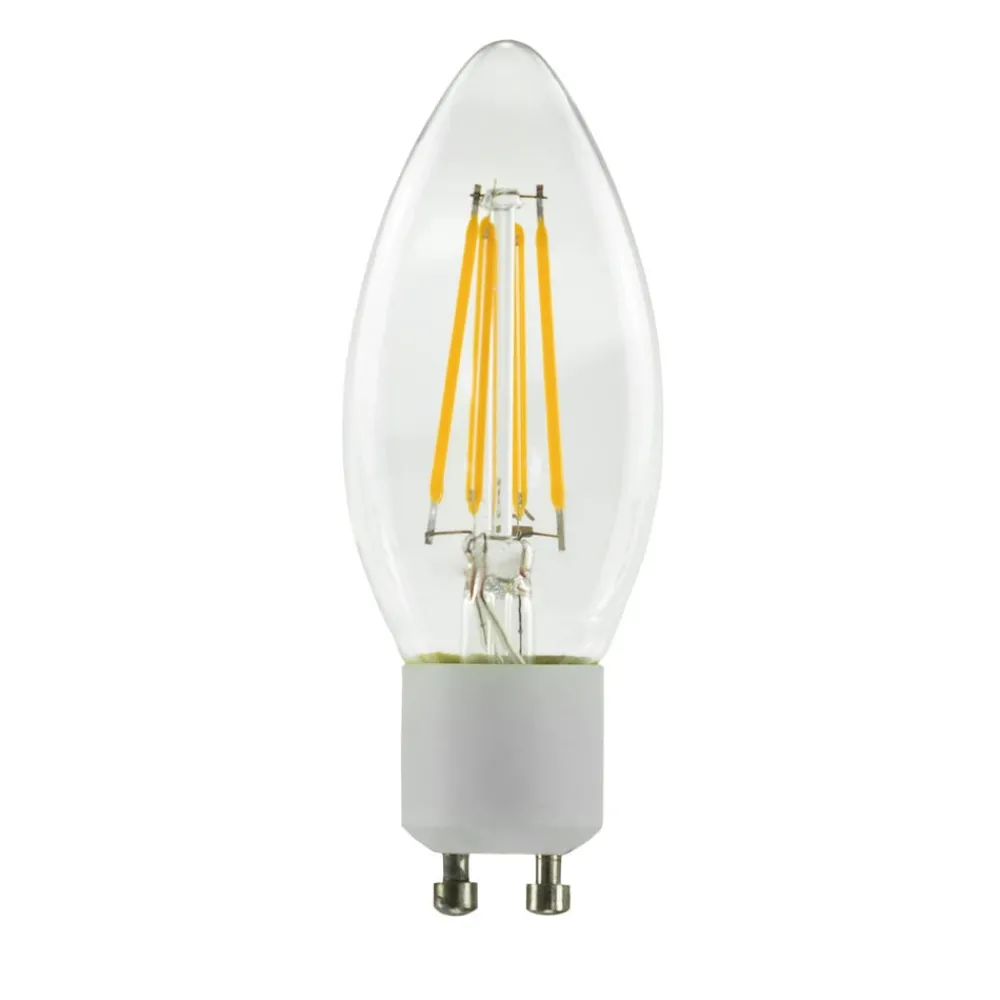 SEGULA Dæmpbar Led-Pære|Filament Pære > LED stearinlys GU10 3,2W glødetråd dæmpbar 2,700K