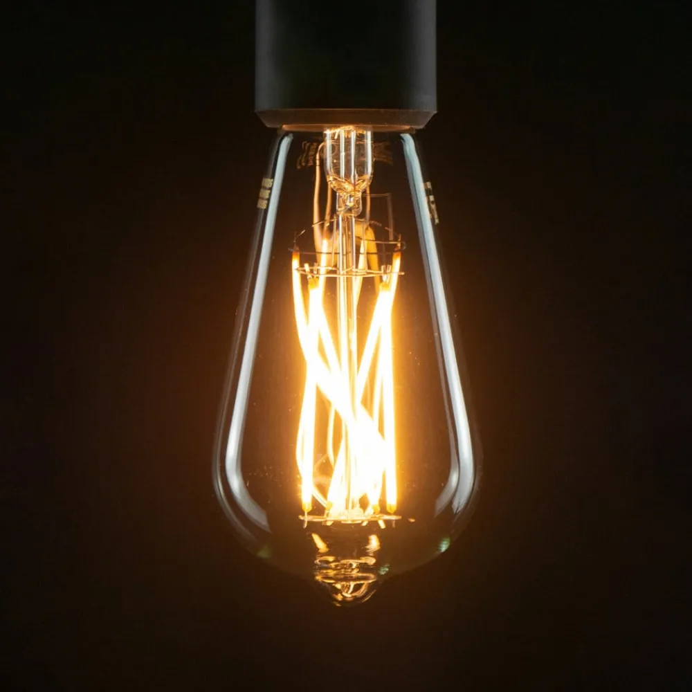 SEGULA Dæmpbar Led-Pære|Filament Pære > rustik LED-pære Long Style E27 5 W klar