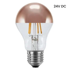 Dæmpbar Led-Pære ^ SEGULA topforspejlet LED-pære 24V DC E27 3W 927 ambient