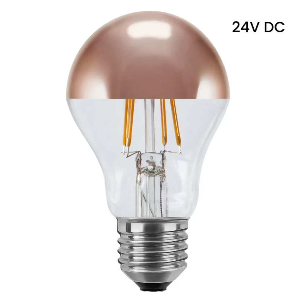 Dæmpbar Led-Pære ^ SEGULA topforspejlet LED-pære 24V DC E27 3W 927 ambient