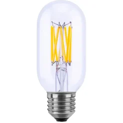SEGULA Dæmpbar Led-Pære > Tube LED-pære E27 8 W 2.700 K klar, dæmpes