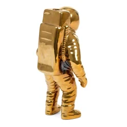Møbel Og Interiør ^ SELETTI Cosmic Diner Starman-vase, guld. H 28 cm, porcelæn