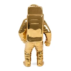 Møbel Og Interiør ^ SELETTI Cosmic Diner Starman-vase, guld. H 28 cm, porcelæn