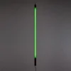SELETTI Gulvlamper|Gulvlamper > LED-lampe Linea, grøn, trædetaljer, universal