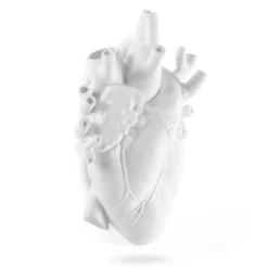 SELETTI Møbel Og Interiør > Love in Bloom Kæmpe vase, hvid, h 60 cm, glasfiber