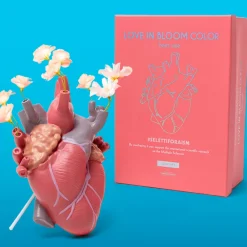 SELETTI Møbel Og Interiør > Love in Bloom-vase, farverig, højde 25 cm, porcelæn