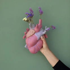 SELETTI Møbel Og Interiør > Love in Bloom-vase, farverig, højde 25 cm, porcelæn