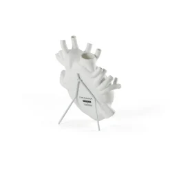 SELETTI Møbel Og Interiør > Love in Bloom-vase, hvid, hjerteformet, porcelæn