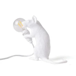SELETTI Dekorationsbelysning > Muselampe LED-pære USB-siddende hvid