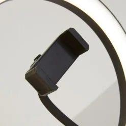 Searchlight Arbejdsrum/Kontor|Bordlamper > Selfie Tripod LED-ringlampe, mobilholder, USB CCT