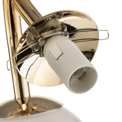 Domiluce Loftlamper > Selva loftlampe med tre glaskugler, guld
