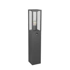 Trio Lighting Gadebelysning > Sensor-vejlampe GARONNE, antracit, højde 80 cm, metal IP44