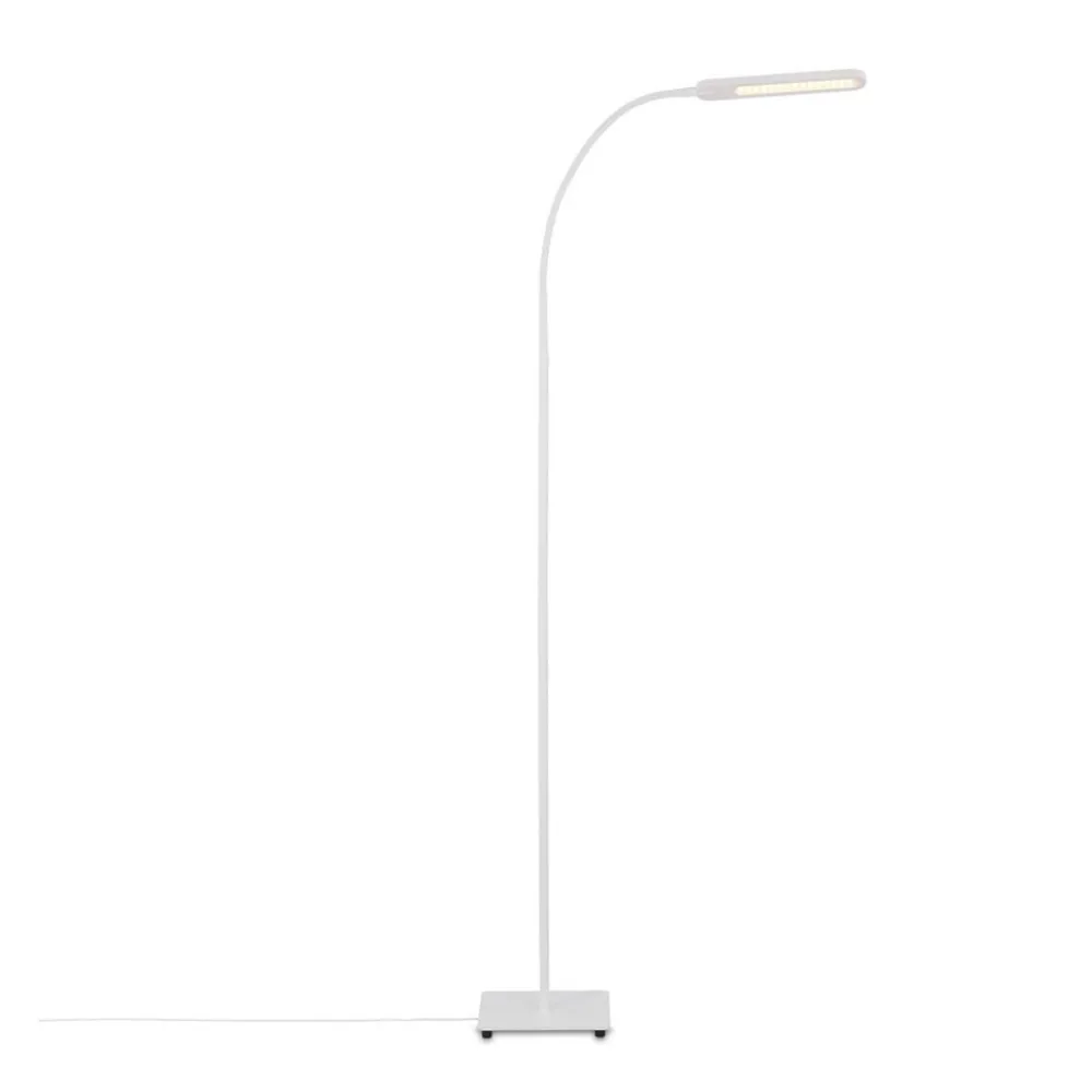 Briloner Arbejdsrum/Kontor|Gulvlamper > Servo LED-gulvlampe, kan dæmpes, CCT, hvid