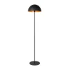 Gulvlamper|Gulvlamper ^ Lucide Siemon gulvlampe af stål, sort