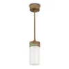 Moretti Luce Udendørs Pendellamper > Silindar 3358 hængelampe, messing antik/opal