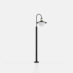 EGLO Gadebelysning > Sirmione vejlampe med glasskærm