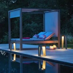 Solcelle Lampe Med Sensor|Solcellelamper ^ Les Jardins Skaal LED solcelle-lanterne med sensor, 65 cm