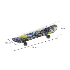 Evotec Loftlamper|Loftlamper > Skateboard Easy Cruiser Graffiti LED-loftlampe