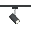 Skinnesystem ^ Trio Lighting Skinnespot DUOline 782401, Ø 6 cm, sort, 2-faset, GU10