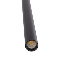 Lindby Skinnesystem > Skinne system 48V Lumaro, pendel, rørpære, 3 lyskilder, sort