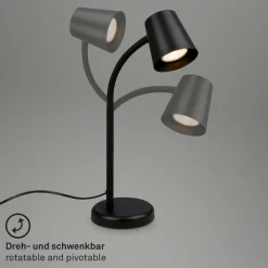 Briloner Arbejdsrum/Kontor > Skriva bordlampe, GU10-fatning, sort