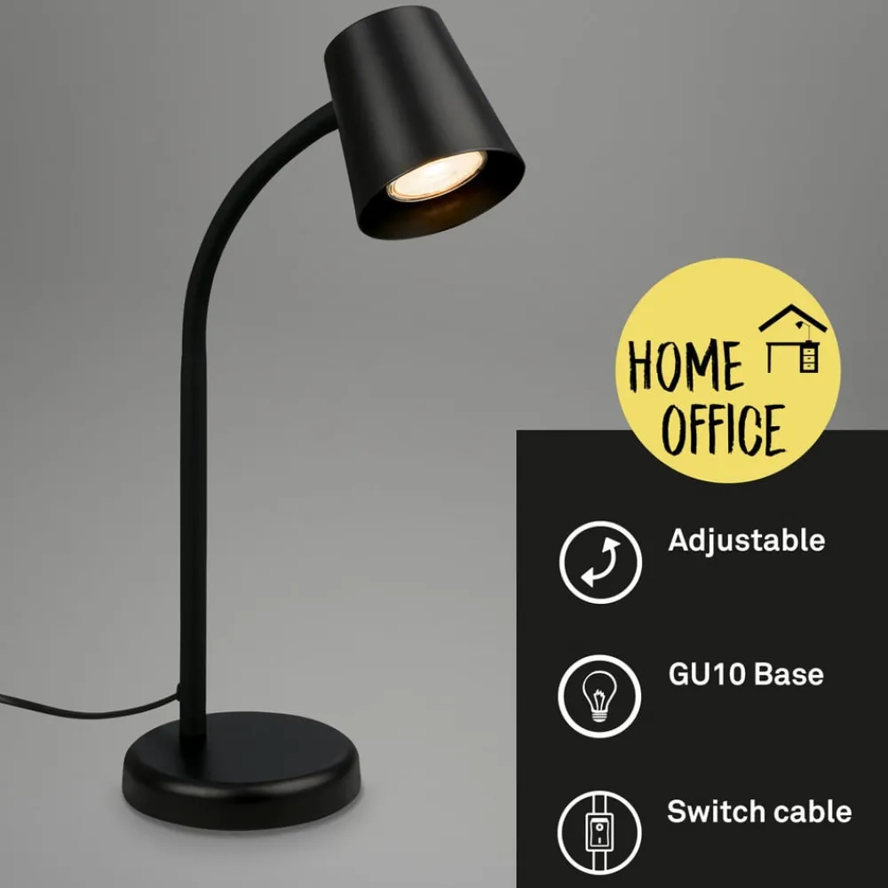 Briloner Arbejdsrum/Kontor > Skriva bordlampe, GU10-fatning, sort