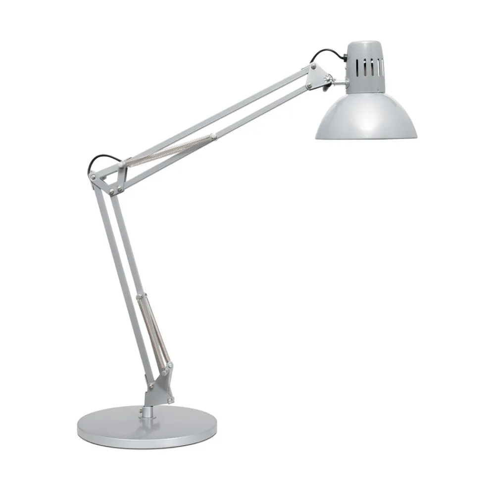 Maul Arbejdsrum/Kontor|Bordlamper > Skrivebordslampe study, sølvfarvet, 49 cm, stativ