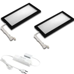 Hera Underskabsbelysning > Sky LED-underskabslampe 2 stk. 3.000 K sort