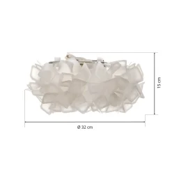 Slamp Loftlamper > Clizia loftlampe, Ø 32 cm, hvid