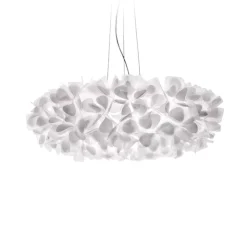Pendellamper|Pendellamper ^ Slamp hængelampe Clizia Mama Non Mama, Ø78cm, hvid/klar