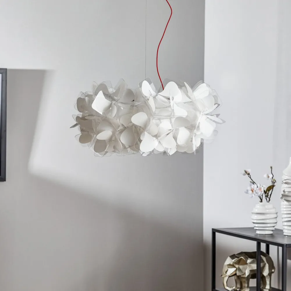 Slamp Pendellamper > hængelampe Clizia Mama Non Mama, Ø53cm, hvid/rød